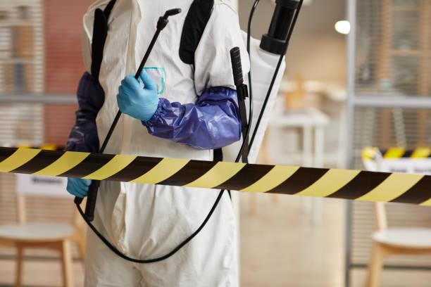 Professional Biohazard technician working in Highland Park, PA
